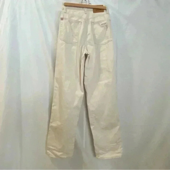 🎈BDG Y2K High waisted distressed baggy cream  jeans - Picture 7 of 8
